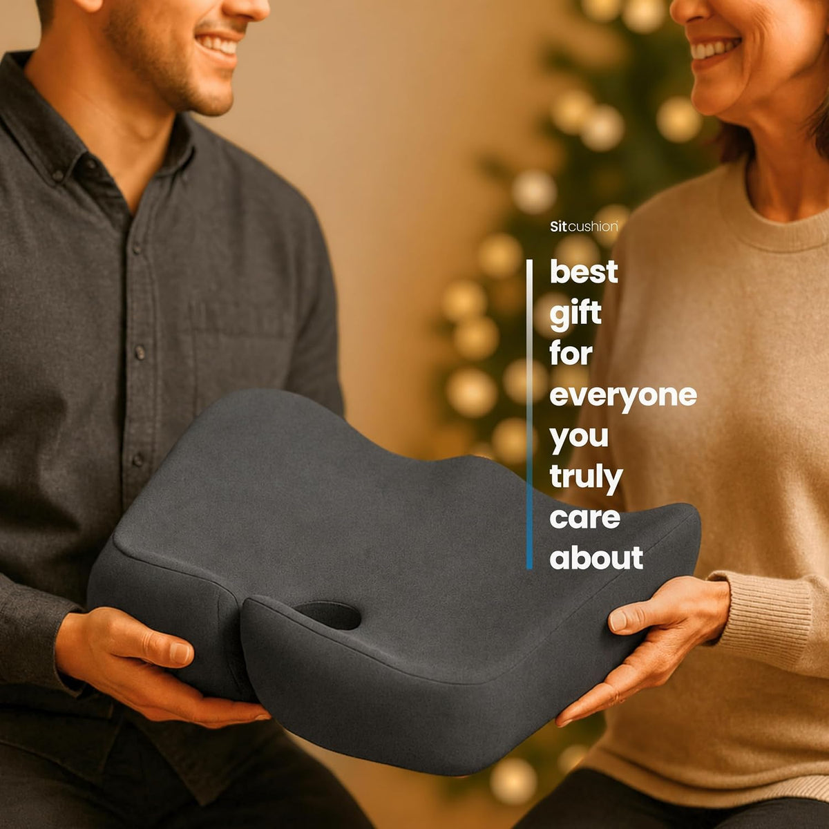 Car Seat Cushion for Driving, Sciatica Pain Relief Car Pillow and Seat Pad