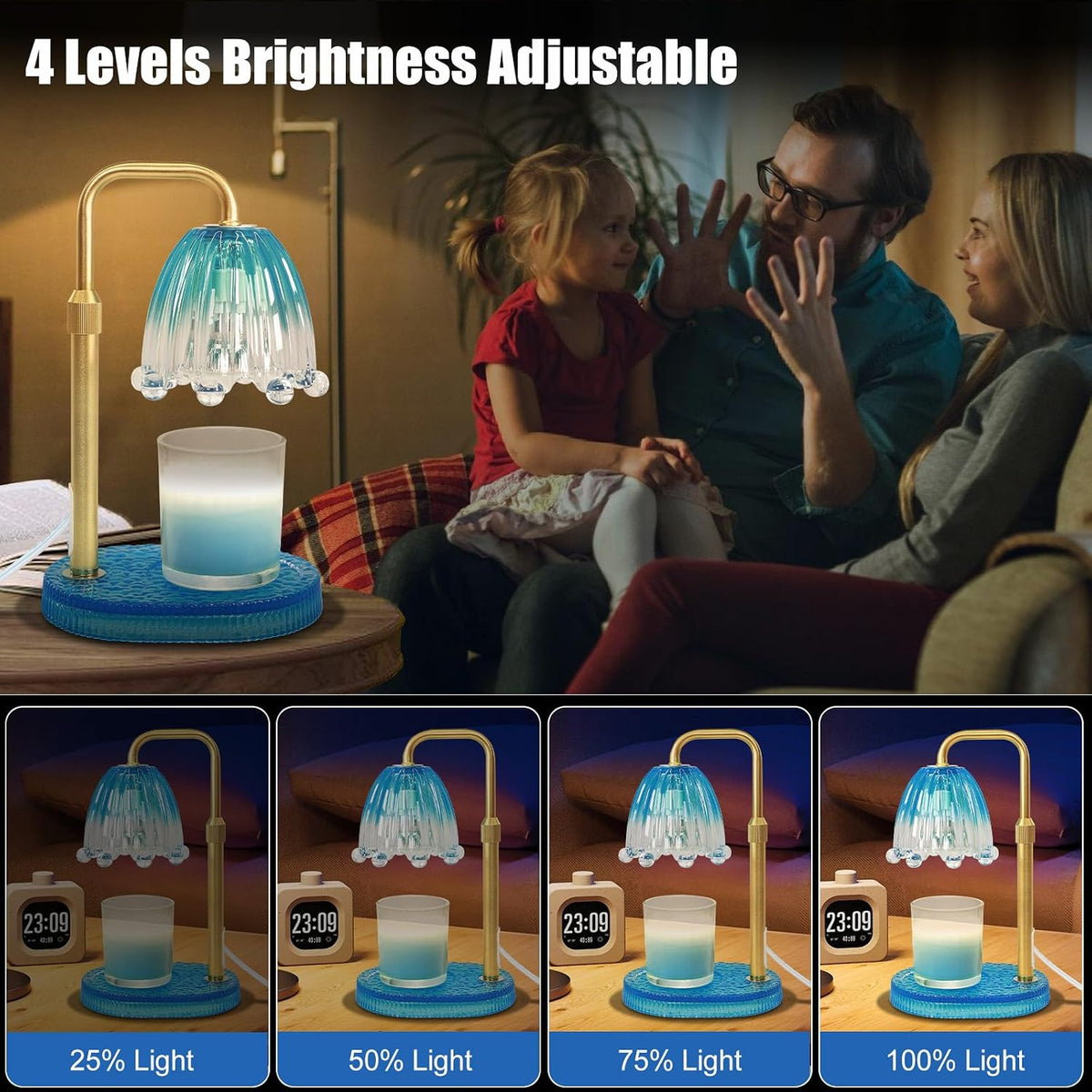 Candle Warmer Lamp with Timer,Birthday Gifts for Women