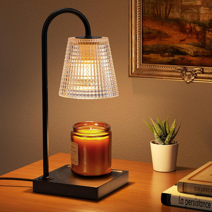 Hong-in Candle Warmer Lamp with Timer, House Warming Gifts New Home Decor | Dimmable & Adjustable Height, Electric Wax Warmer for Scented Wax Jar Candles,Gifts for Women Mom Sister