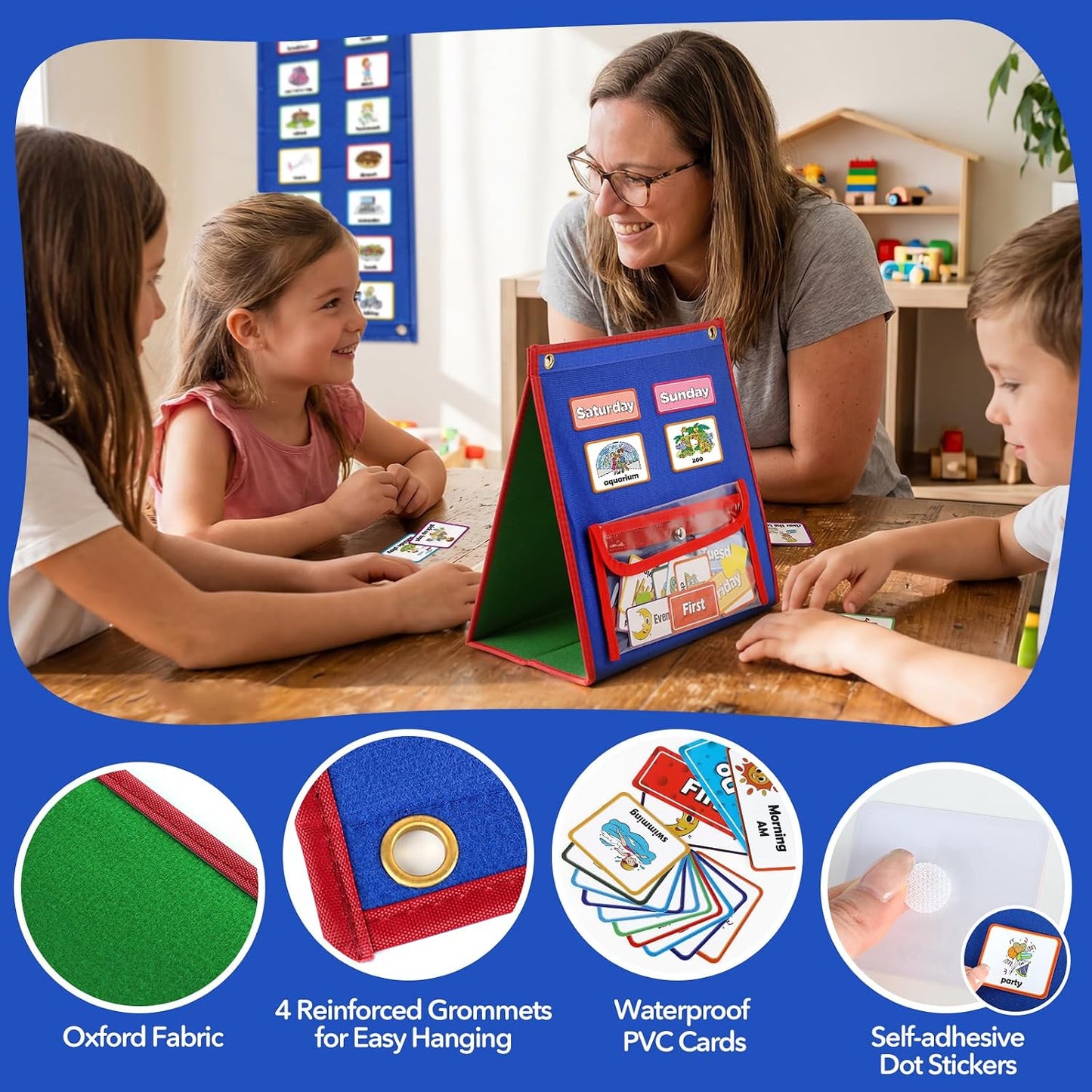 Torlam Visual Schedule for Kids Chore Chart, Morning Bedtime Routine Chart for Toddlers, Responsibility Daily Schedule Board Communication Cards Autism Learning Materials for Home School, 86 Cards