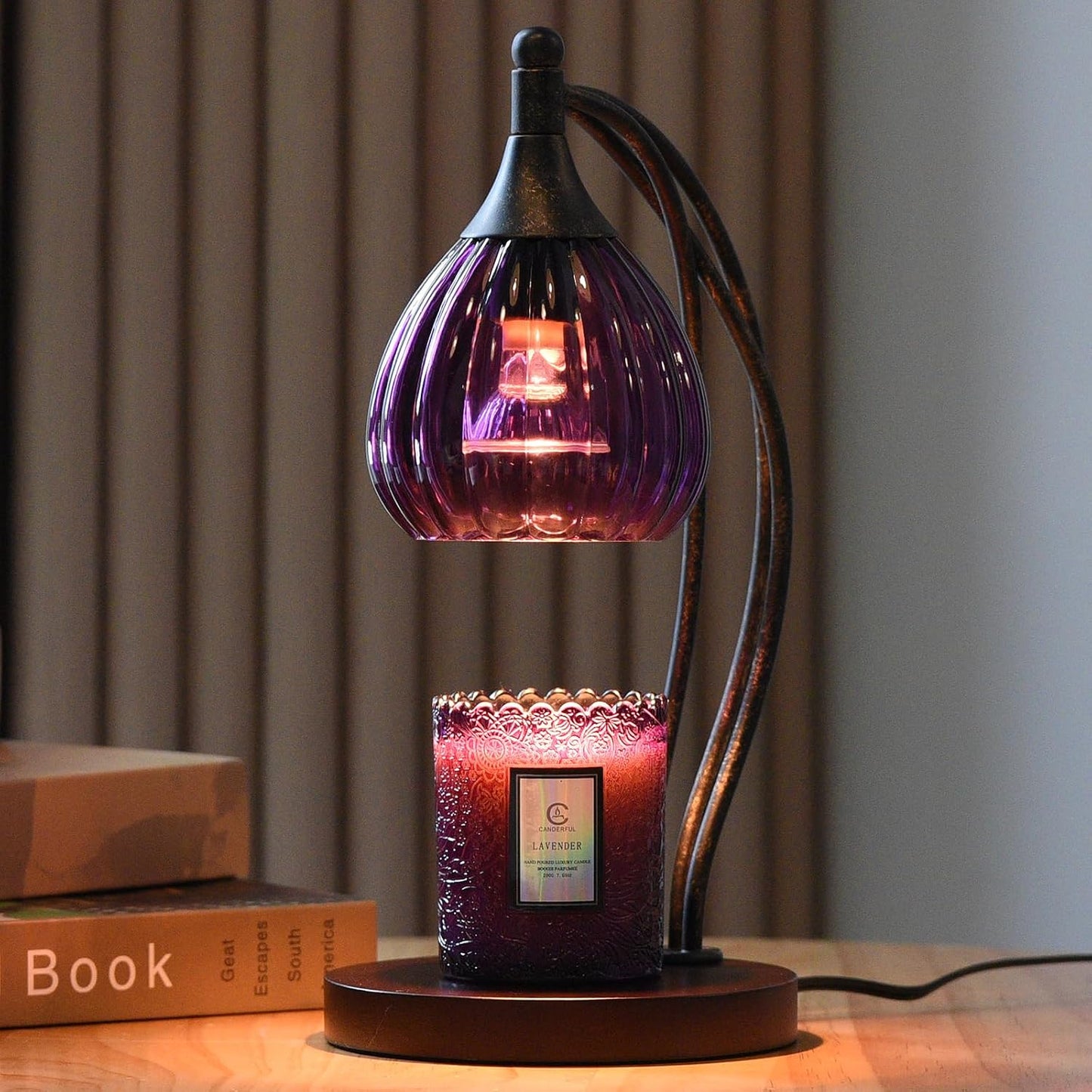 Candle Warmer Lamp with Timer and Dimmer - Electric Melter for Scented Jar Candles - Housewarming, New Home Decor