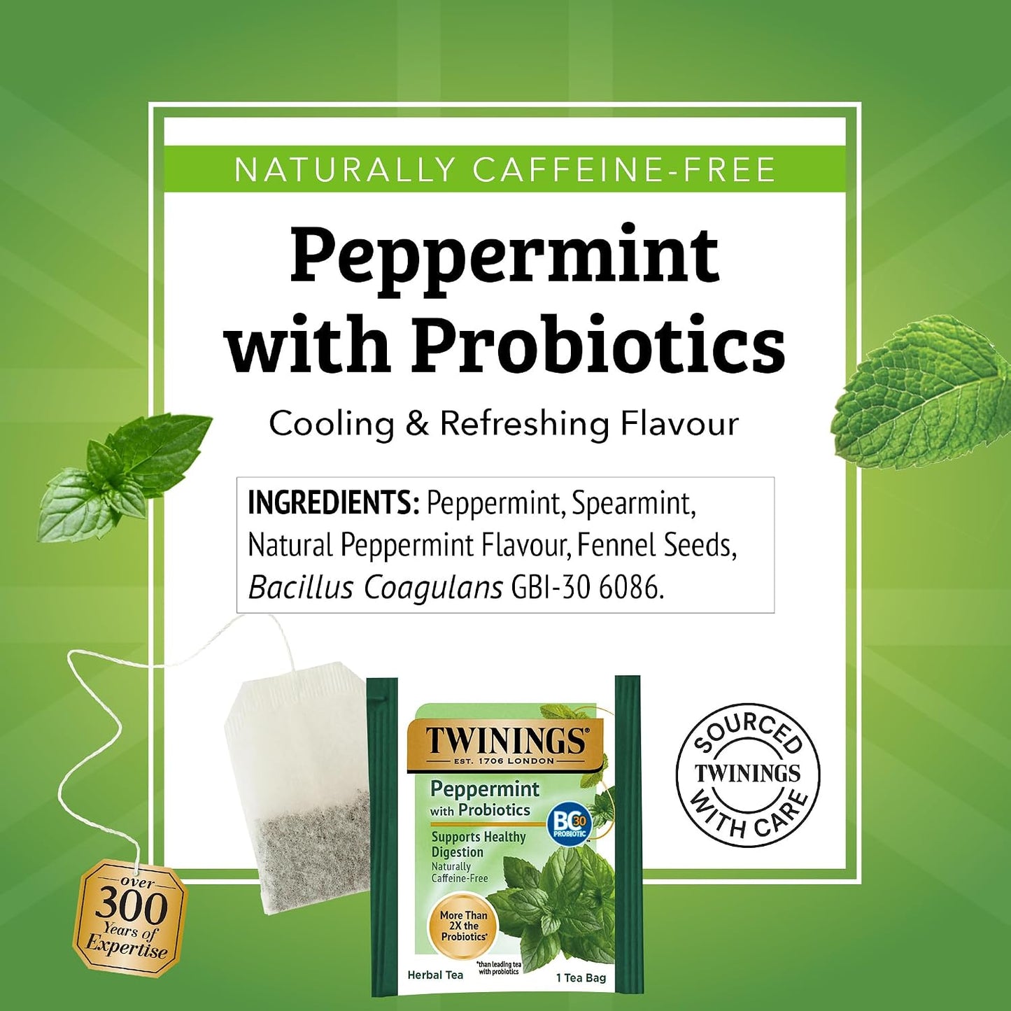 Twinings Superblends Adaptogens Calm with Ashwagandha Fig & Vanilla Flavoured Herbal Tea Caffeine-Free, 18 Tea Bags (Pack of 1), Enjoy Hot or Iced