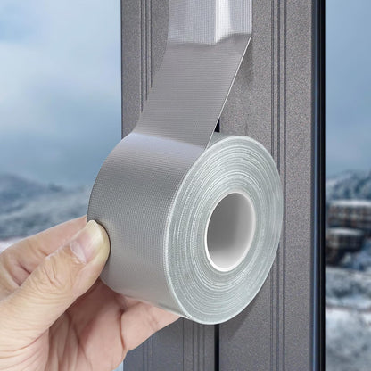 White Window Weather Sealing Tape, AC Air Conditioner Sealing Tape | Window Draft Isolation, No Residue, Self Adhesive for Keep Out Cold Air Dust Rain, Waterproof