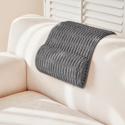 Headrest and Support Pillow,Recliner Pillow for Neck, Head, or Foot for Office or Massage Chairs, Neck Pain Relief and Cervical Support. Nonslip, Zipped Cover.(Cream, 5.5" Wx13 Lx3 H)