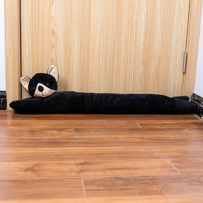 SWISSELITE 36 Inch Under Door Stopper, Decorative Door Noise Blocker | Weighted 3.2 Pounds Animal Air Draft Stopper Soundproof Energy Saver for Door & Window