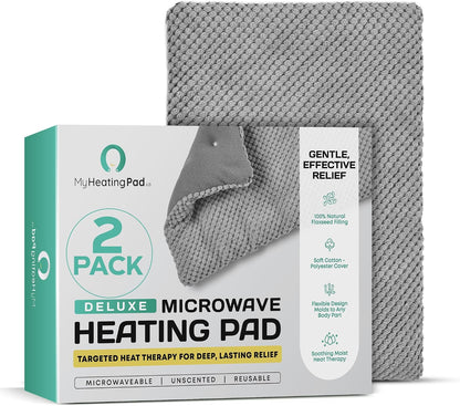 My Heating Pad Microwave Heating Pad - Moist Microwavable Heating Pads for Joints and Muscles Relief - Microwave Hot Pack Heat Pad for Cramps - Chilled or Heated Pad Therapy - Purple Unscented