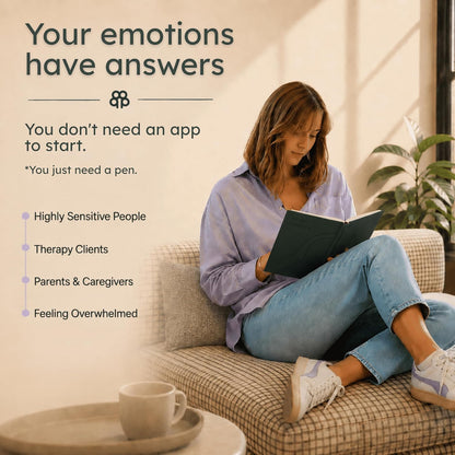 Mood Tracker Journal – Guided 353 Prompts, Gift for Mental Wellness