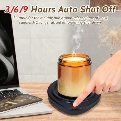 ASAWASA Candle Warmer with Timer Coffee Mug Warmers for Large Jar