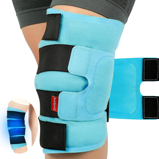 Comfytemp Large Knee Ice Pack Wrap Reusable Gel Full Coverage Knee Cold Pad