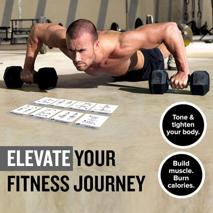 NewMe Fitness Pilates Workout Cards, Fitness Deck for Women and Men