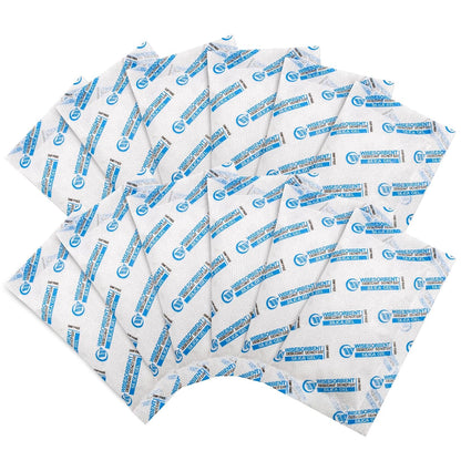 Wisesorb 500g x 2pcs Rechargeable Desiccant Packs, Reusable Car Dehumidifier, Microwave Reactivated Silica Gel Packets Moisture Absorber with Color Indicating for Safe Closet Basement Garage