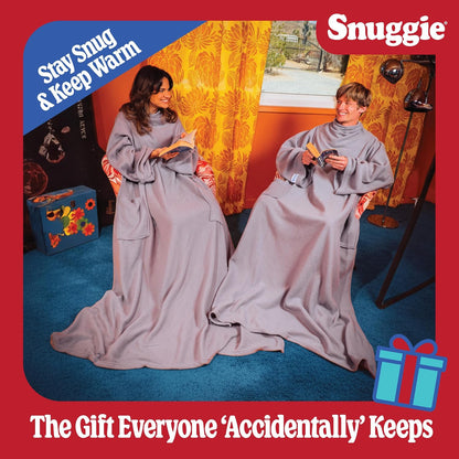 Snuggie The Original Wearable Blanket With Sleeves & Pockets | Cozy Oversized Throw for Adult Men & Women | One Size, 71x54