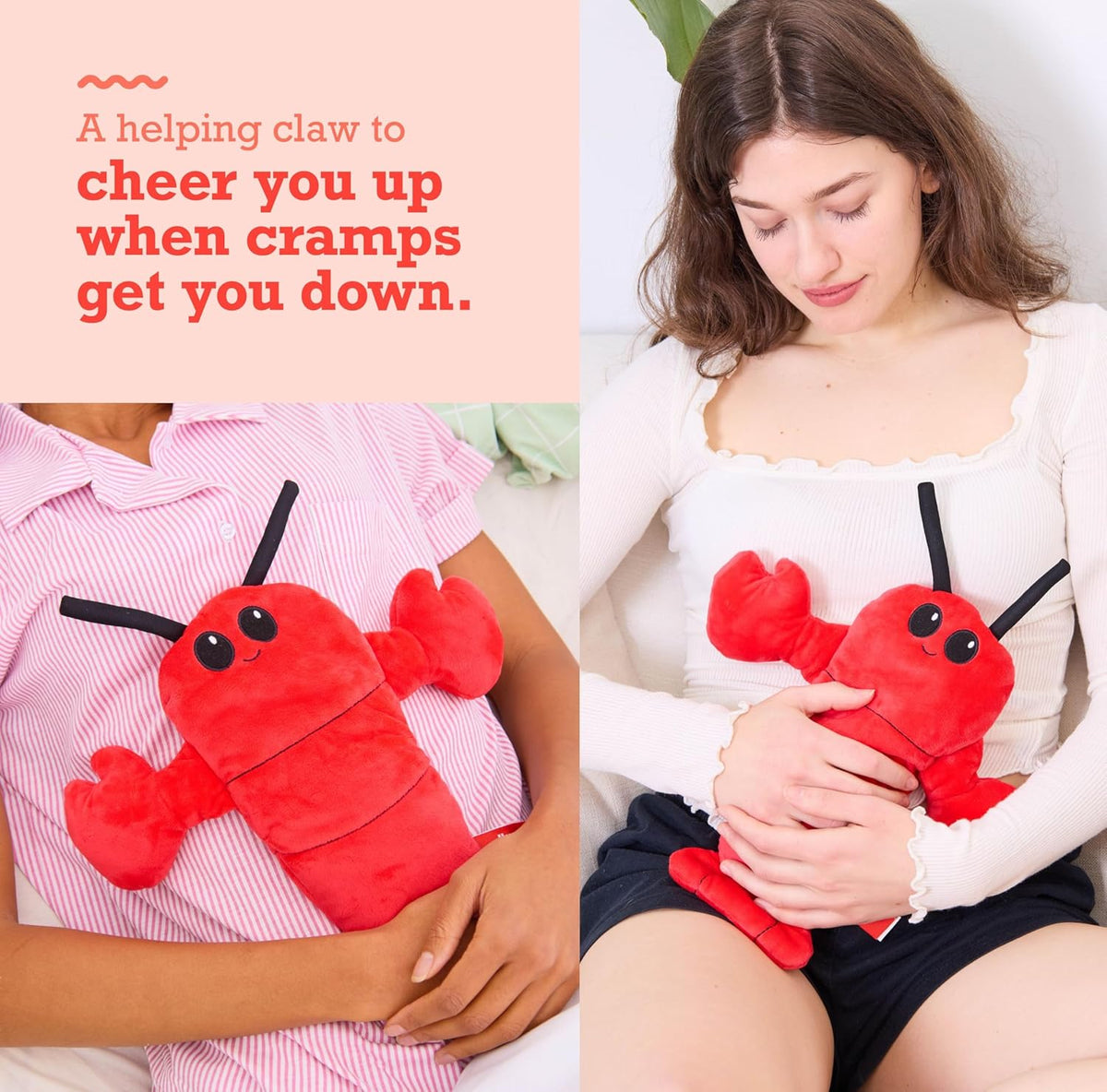 Menstruation Crustacean Lobster Heating Pad by Relatable