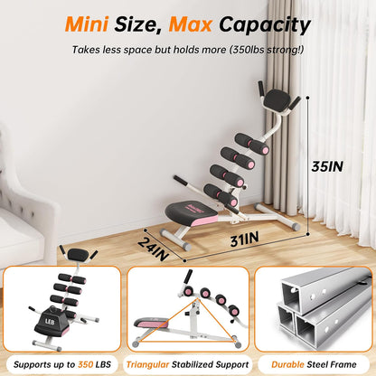 Inversion Table for Back Pain Relief - 350lbs Capacity, Improve Posture and Spinal Health - Ideal for Home and Gym Use