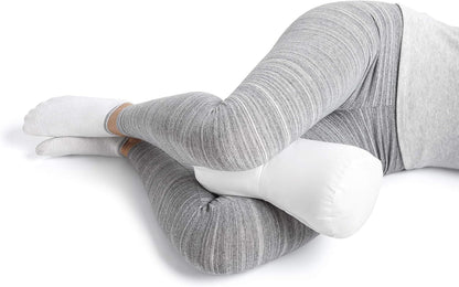 Between the Knees Pillow Round Hypoallergenic Knee Positioning Wedge Pillow