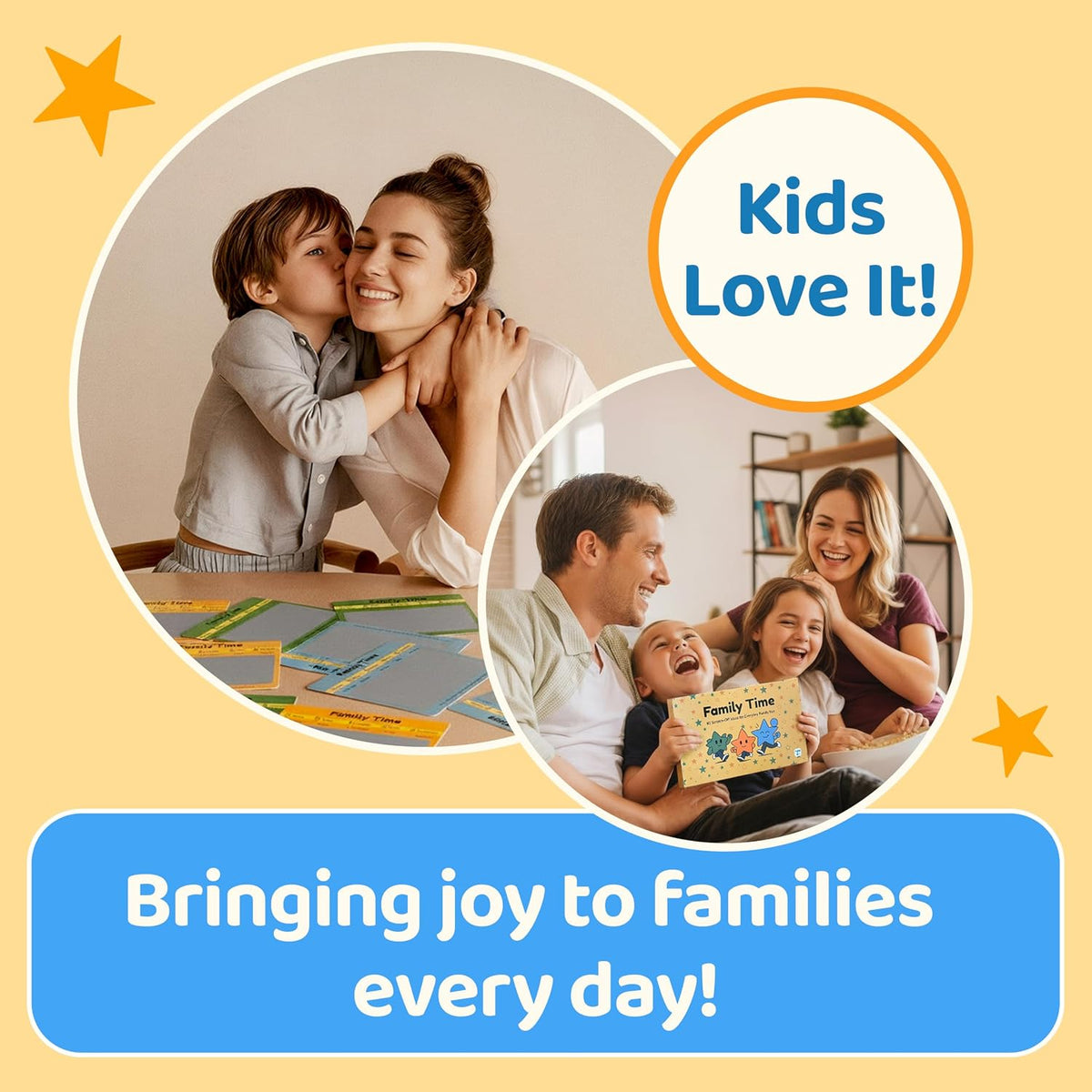 Family Time 60 Scratch-Off Activity Cards with Day & Night Markers – Fun Family Games for Kids & Parents – Screen-Free Adventure Ideas & Unique Gift for Christmas,Birthday,Stocking Stuffers & Holidays