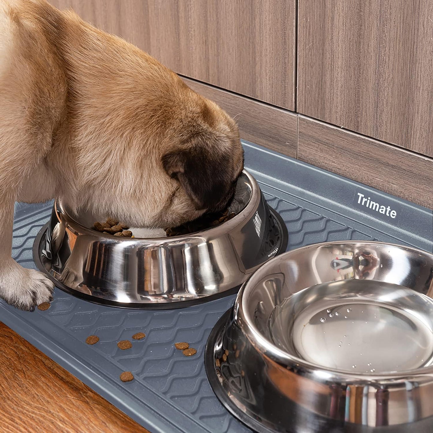 All Weather Boot Tray Extra Large 40"x20" - Brown Plastic Shoe Mat | Multi-purpose mudroom entryway tray with 1.25" raised edges - fits shoes, pet bowls & plants - 100% recycled polypropylene