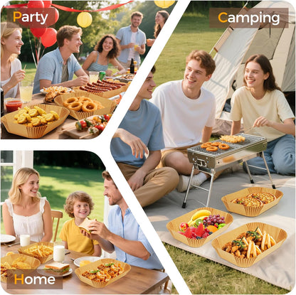 400 Pcs 8" Square Air Fryer Liners Disposable, Airfryer Paper for 5-8QT | Food-grade Parchment Paper for Air fryer Basket, Non-Stick, OilProof Baking Sheets for Oven Pan