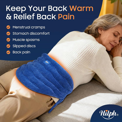 Hilph Heating Pad for Back Microwavable, Moist Heat Low Back Pain Relief