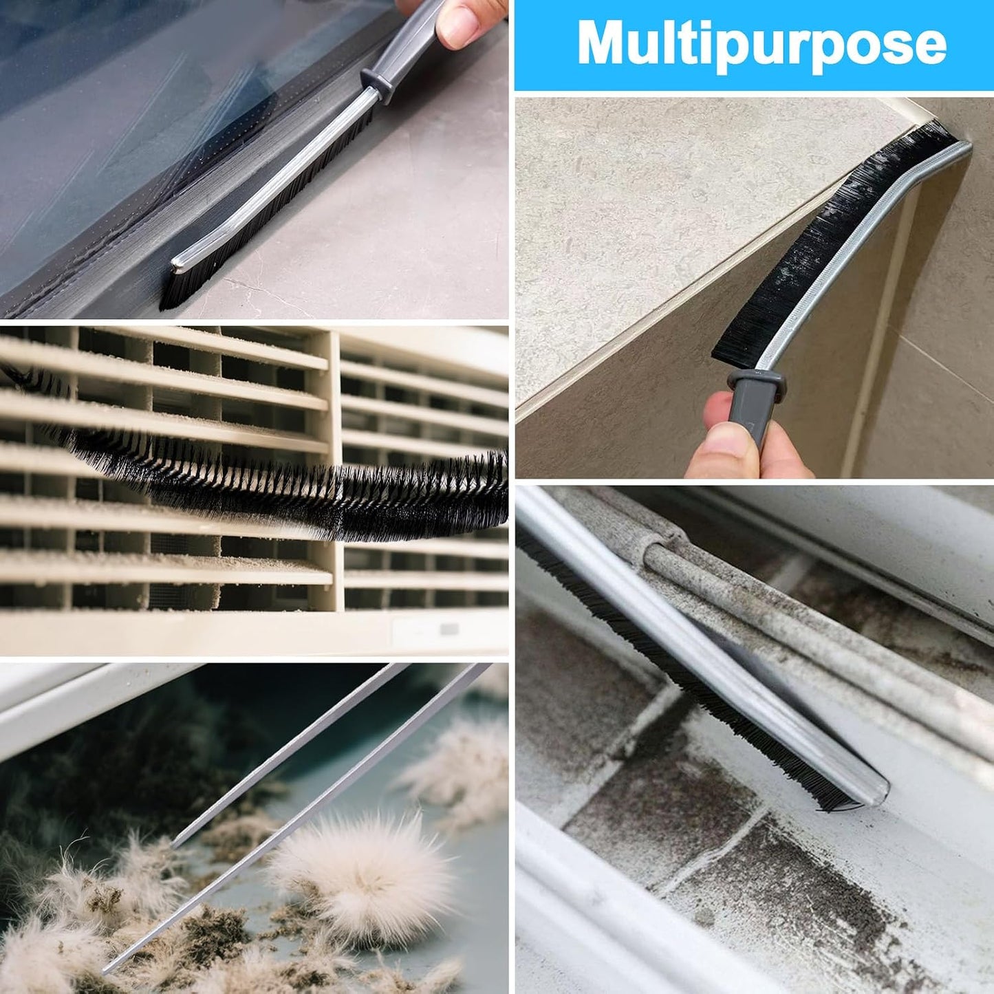 Dryer Vent Cleaner Brush,Flexible Clothes Dryer Lint Brush | Lint Trap Cleaning Tool,Laundry Room Essentials Lint Remover Accessories,Refrigerator Coil Brush,Household Cleaning Supplies