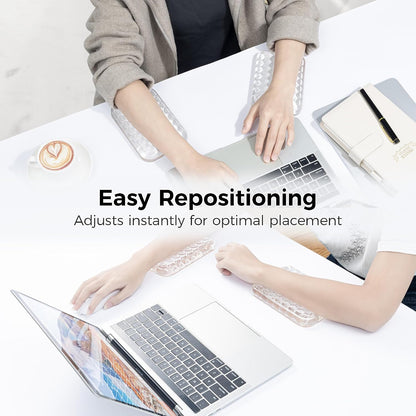 Ospelelf Ergonomic Elbow Pad, Gel Keyboard Wrist Rest Support for Office Desk Chair, Arm Wrist Pad for Typing Pain Relief