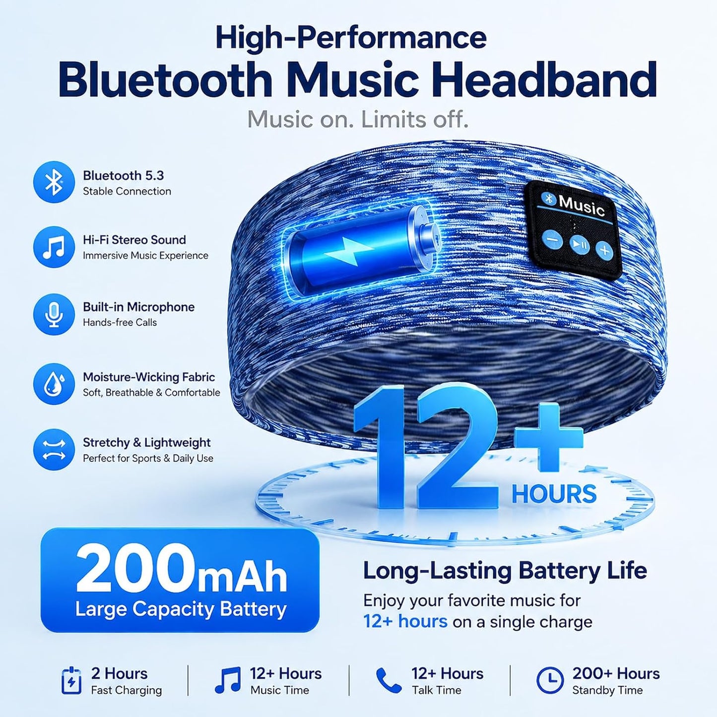 Sleep Bluetooth Headphones, Sleep Headphones Headband Wireless for Sleeping Side Sleeper, Wireless Sleep Earphones for Workout Sports Yoga Running Travel(Pinkish Yellow)