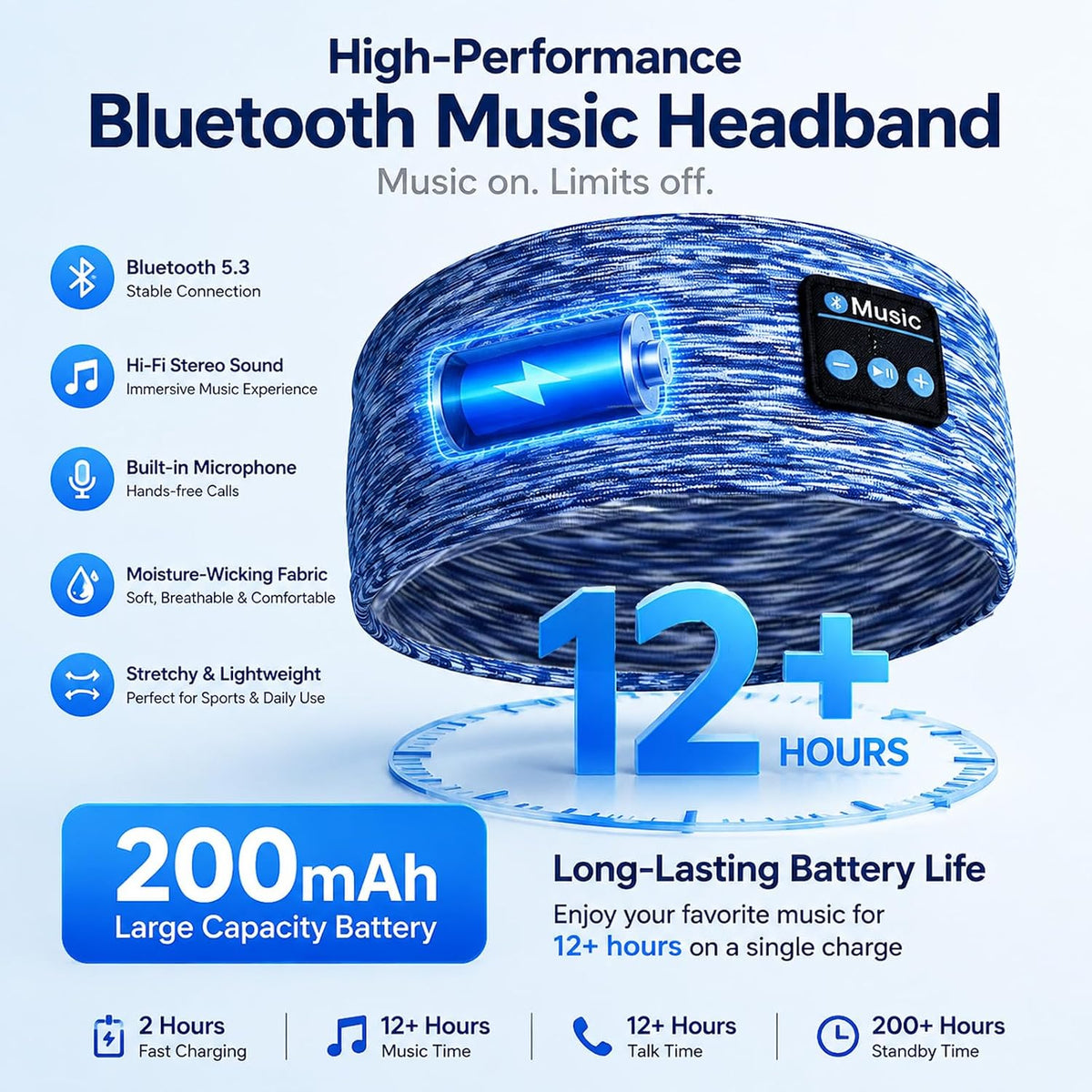 Sleep Bluetooth Headphones, Sleep Headphones Headband Wireless for Sleeping Side Sleeper, Wireless Sleep Earphones for Workout Sports Yoga Running Travel(Pinkish Yellow)