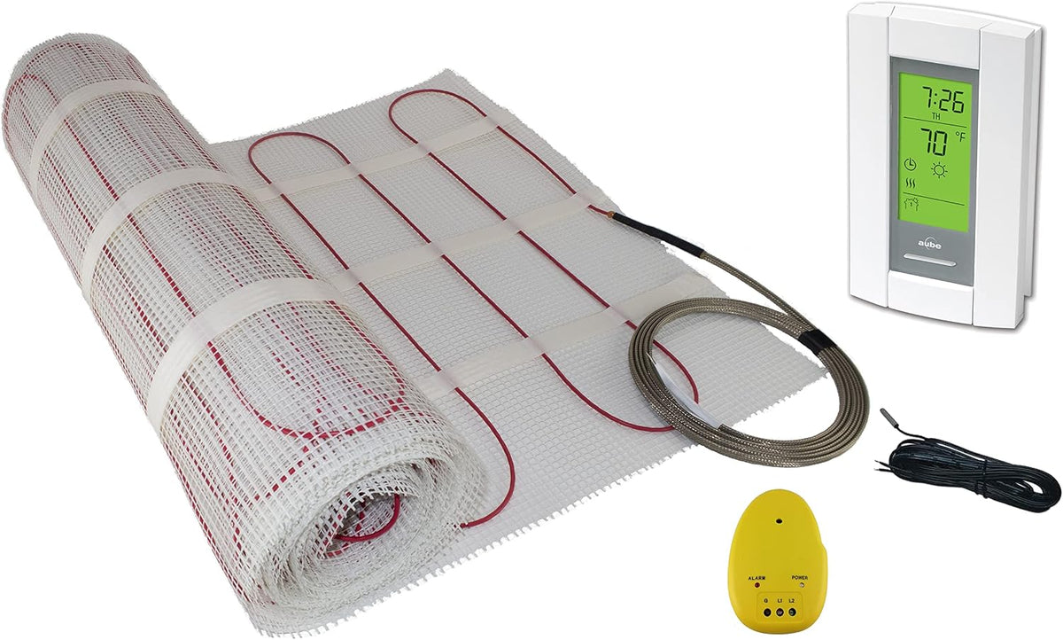 15 Sq Ft 120V Electric Floor Heating System Mat Kit