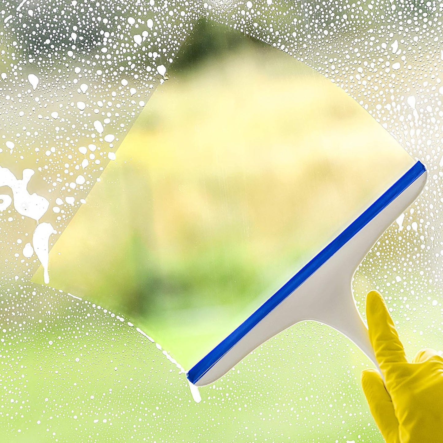 2 Pcs Shower Squeegee for Shower Glass Doors,Small Squeegee,Glass Wiper | Car Window Windshield Mirror Tile Cleaner Cleaning Wiper Squeegees Tool with Hook, Window Cleaning Shower Glass Squeegees