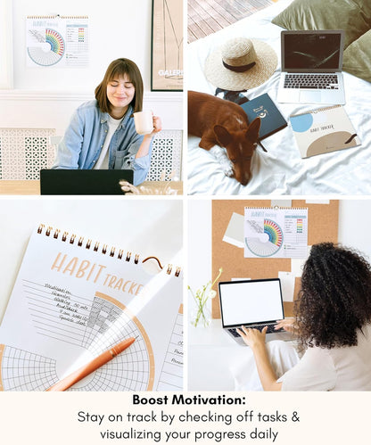 Lamare Habit Tracker Calendar 2026 – Premium Daily Habit Tracker Journal