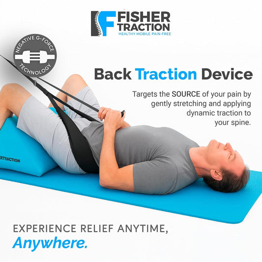 Fisher Traction Patented Lumbar Traction Device (Under 230 lbs)