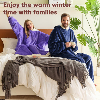 yescool Wearable Blanket Hoodie as Christmas Birthday Gifts for Women Mom - Colors B