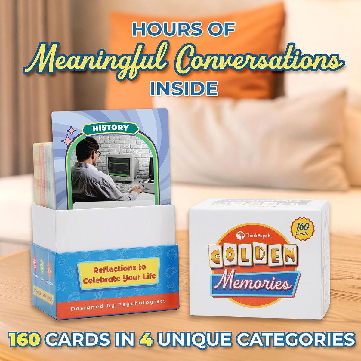 ThinkPsych Golden Memories - Conversation & Memory Game for Seniors