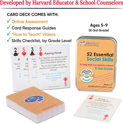 Mind Brain Emotion 52 Essential Life Skills: No-Excuses Game to Teach Kids, Teens & Adults How to Care for Self & Chores, Practical Solution for Responsible Boys, Confident Girls, Happy Family
