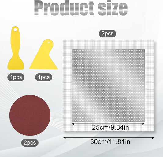 6 Pack Drywall Repair Patch, 10 X 10 Inch | Drywall Repair Kit Large Hole PatchRepair Heavy Duty Self-Adhesive Mesh Drywalls Patch Kit, Wall Patchs Sheetrock Repairs