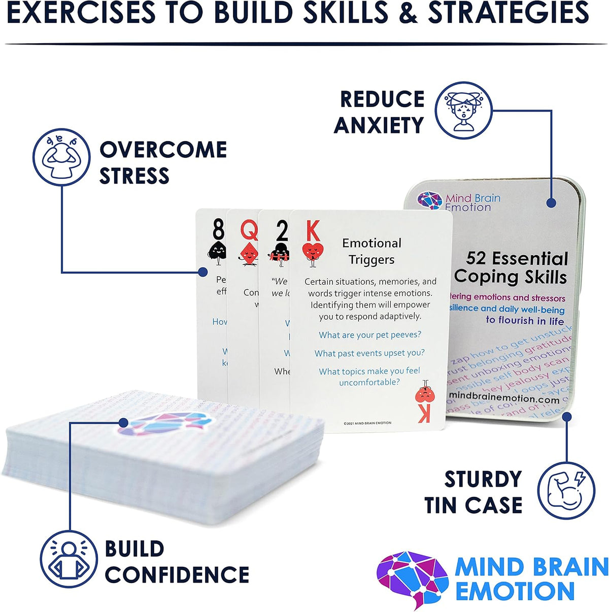 Mind Brain Emotion 52 Essential Life Skills: No-Excuses Game to Teach Kids, Teens & Adults How to Care for Self & Chores, Practical Solution for Responsible Boys, Confident Girls, Happy Family