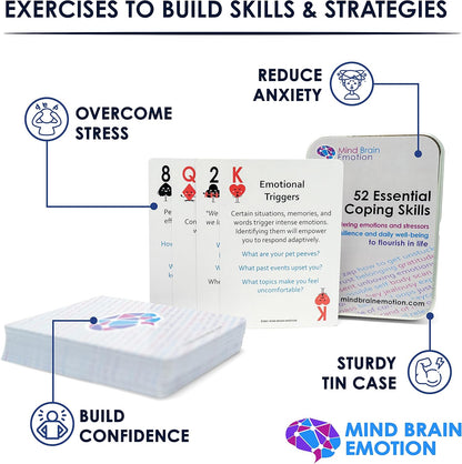 Mind Brain Emotion 52 Essential Life Skills: No-Excuses Game to Teach Kids, Teens & Adults How to Care for Self & Chores, Practical Solution for Responsible Boys, Confident Girls, Happy Family