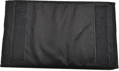 Sofa Armrest Organizer with Cup Holder No-Slip Couch Sofa Armrest Organiser Couch Remote Caddy Control Holder with 1 Large Pockets and 3 Small Pockets for TV Remotes Cellphone Magazines Drinks (Black)