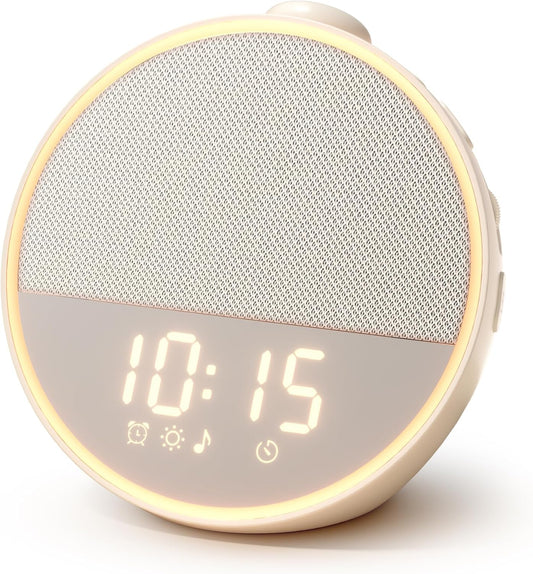 Sound Machine, Alarm Clock, Night Light, Screen-Free Sleep Routine