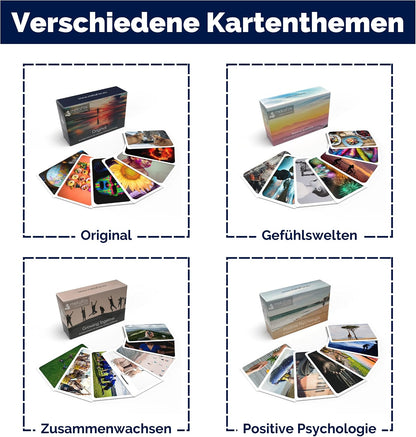 metaFox Coaching Picture Cards | Growing Together | Conversation Cards for Ice Breakers and Team Building Activities | Motivational Postcards for Your Next Coaching and Training Sessions