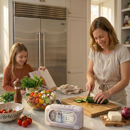Refrigerator Deodorizer, Activated Charcoal Odor Absorber & Air Freshener | Fridge Deodorizer