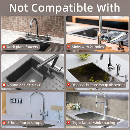 Faucet Mat for Kitchen Sink - Super Absorbent Diatomite Fast Drying Stone, Quick Drying Splash Guard,Prevents Moisture Buildup Sink, Durable Protector for Kitchen,Bathroom Counter