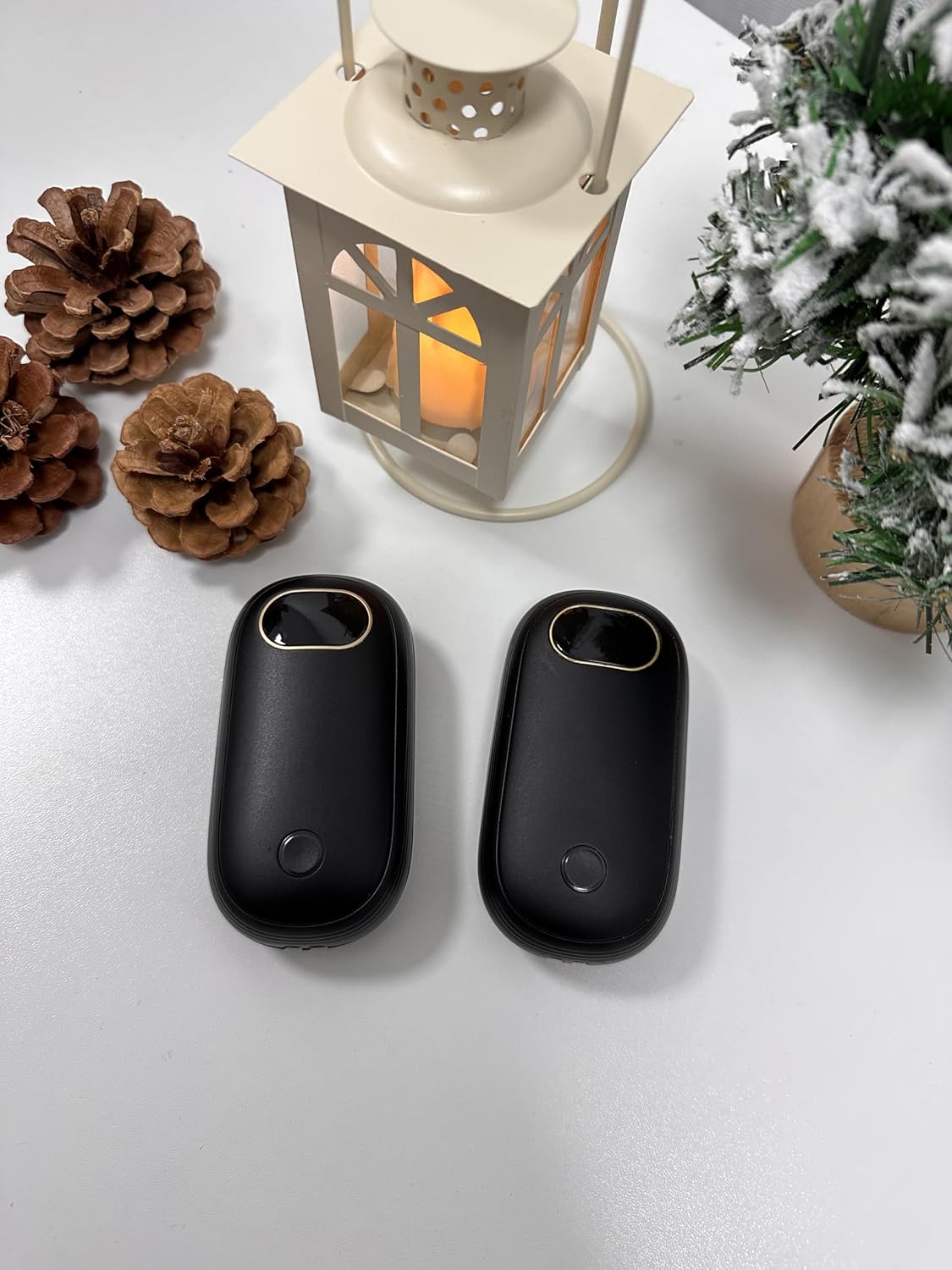 Hand Warmers Rechargeable - Electric Hand Warmers 2 Pack with Dual-Sided Heating for 15Hrs Warmth, LED Display & Flashlight, Hunting Essentials, Gifts for Christmas Man Women Raynauds Golf
