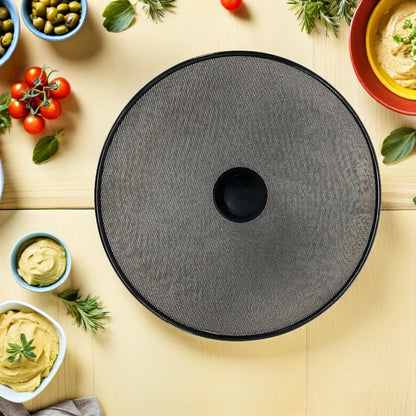 Amosfun Oil Splash Guard Splatter Screen for Frying Pan 11.41 Inch Mesh Cover for Pot Skillet and Wok Grease Splatter Shield Kitchen Cooking Accessory