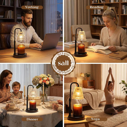 Glimra Candle Warmer Lamp, Candle Warmer Lamp with Timer, Dimmable