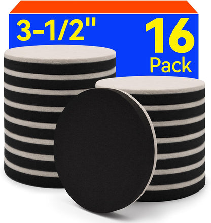 Furniture Sliders for Hardwood Floors, Save 80% Effort Safely and Easily, The Glide Tool Set for Heavy Furniture and Appliances, Reusable Floor Protectors and Moving Pads (16 Pack 3.5" Slider)