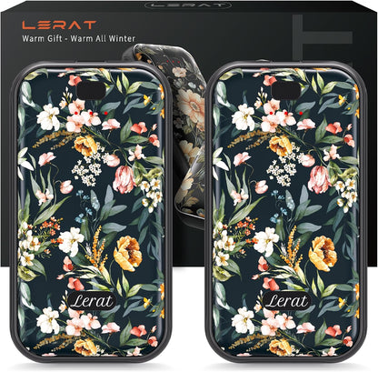 LERAT Hand Warmers Rechargeable,2 Pack Electric Hand Warmers,3-Second Fast Heating,3 Heat Settings,Portable & Lightweight Gifts for Women Men,Outdoor,Camping,Hiking,Skiing,Hunting,Travel