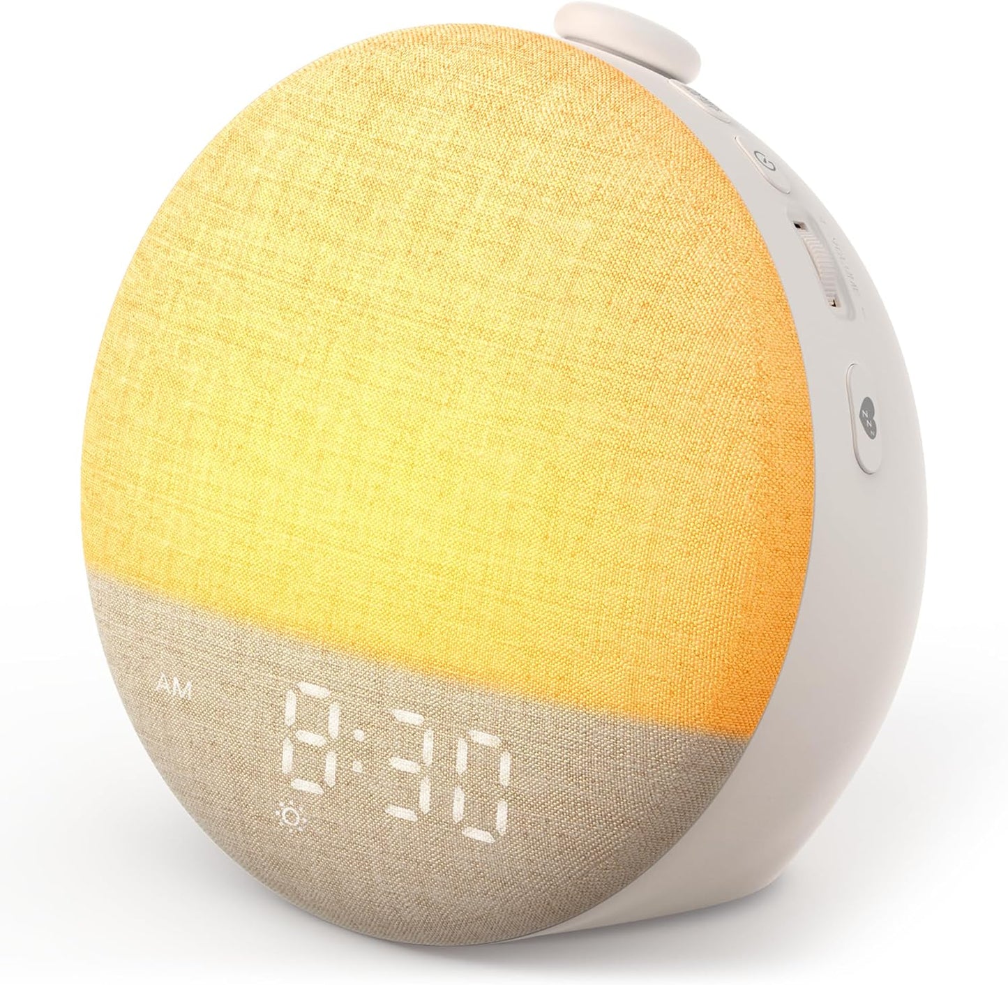 Dreamegg Sunrise 2 Alarm Clock with Sound Machine for Sleep, 29 Sounds | White Noise Machine, Sunrise Wake-Up, Dimmable Night Light, One-Tap Routine, No App, Bedrooms, Heavy Sleepers