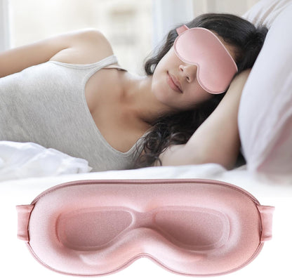 Sleep Mask for Lash Extensions, 3D Contoured Weighted Eye Cover