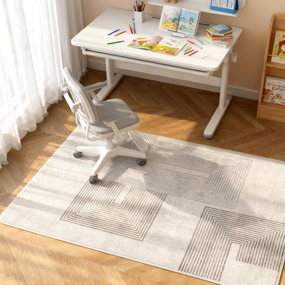 Electric Heated Carpet 35x55in Soft Plush Heating Rug 450W CX | Instant Warmth in 30s, 60 Heat Levels 12h Timer, Energy Efficient Safety Protection Ideal for Home Office Playroom 120V